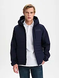 M BAY HYBRID JACKET - NAVY Model01 Small1x1