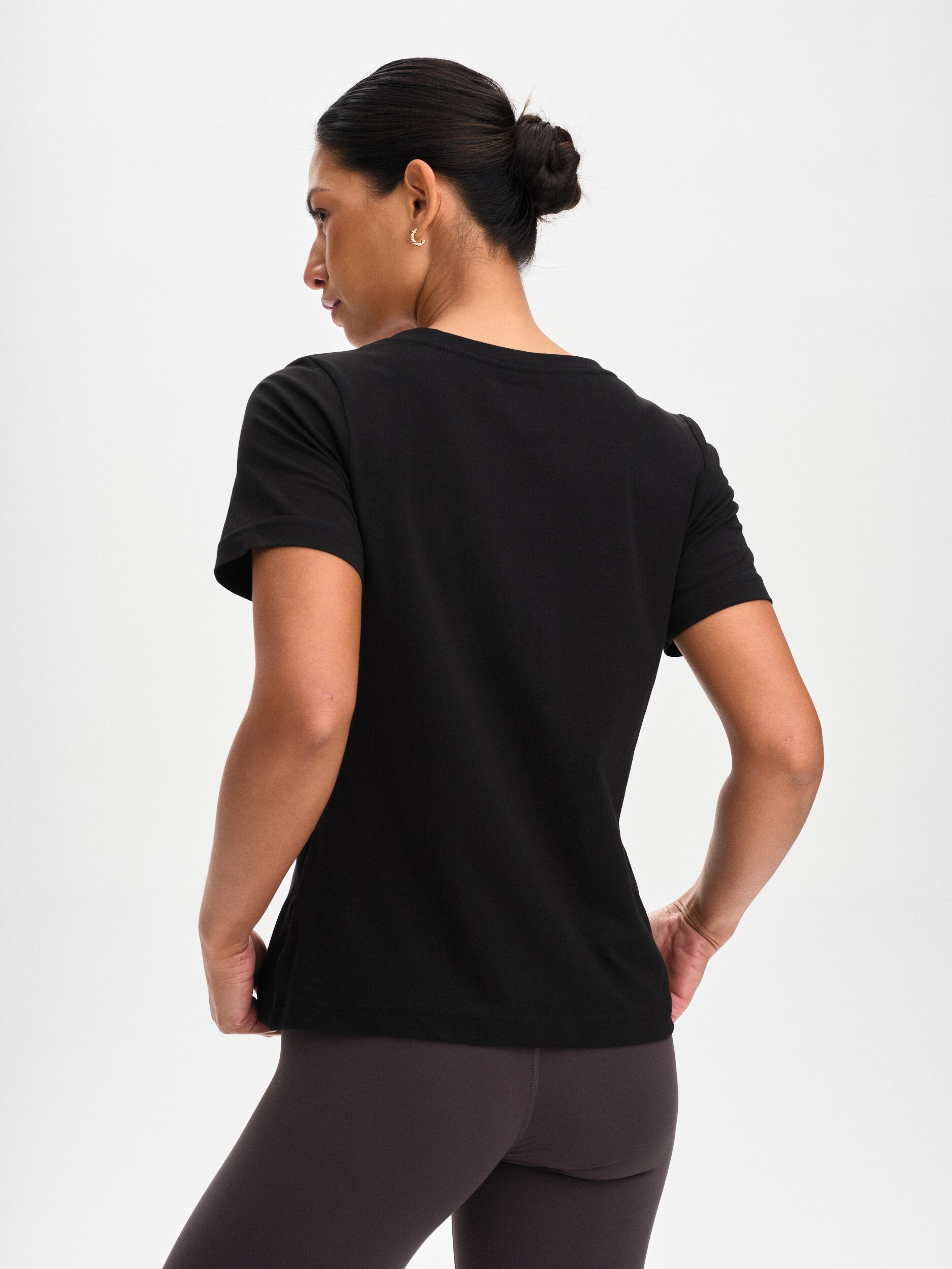 SOC, W REGULAR FIT V-NECK TEE
