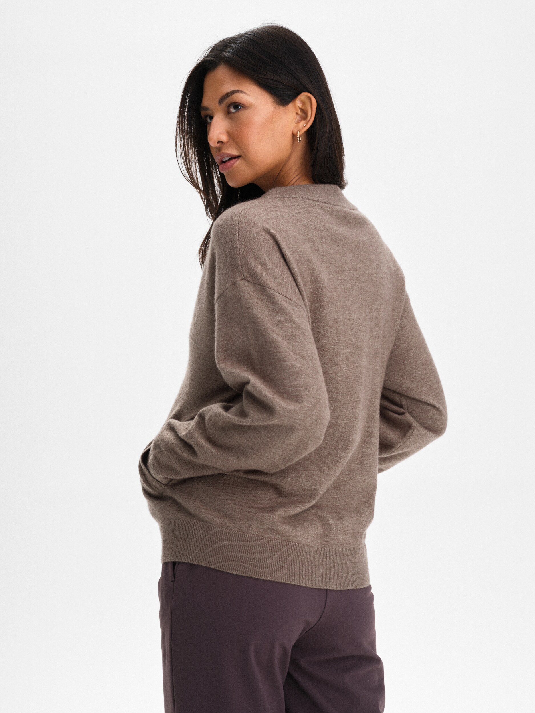 SOC, W KNITTED CARDIGAN