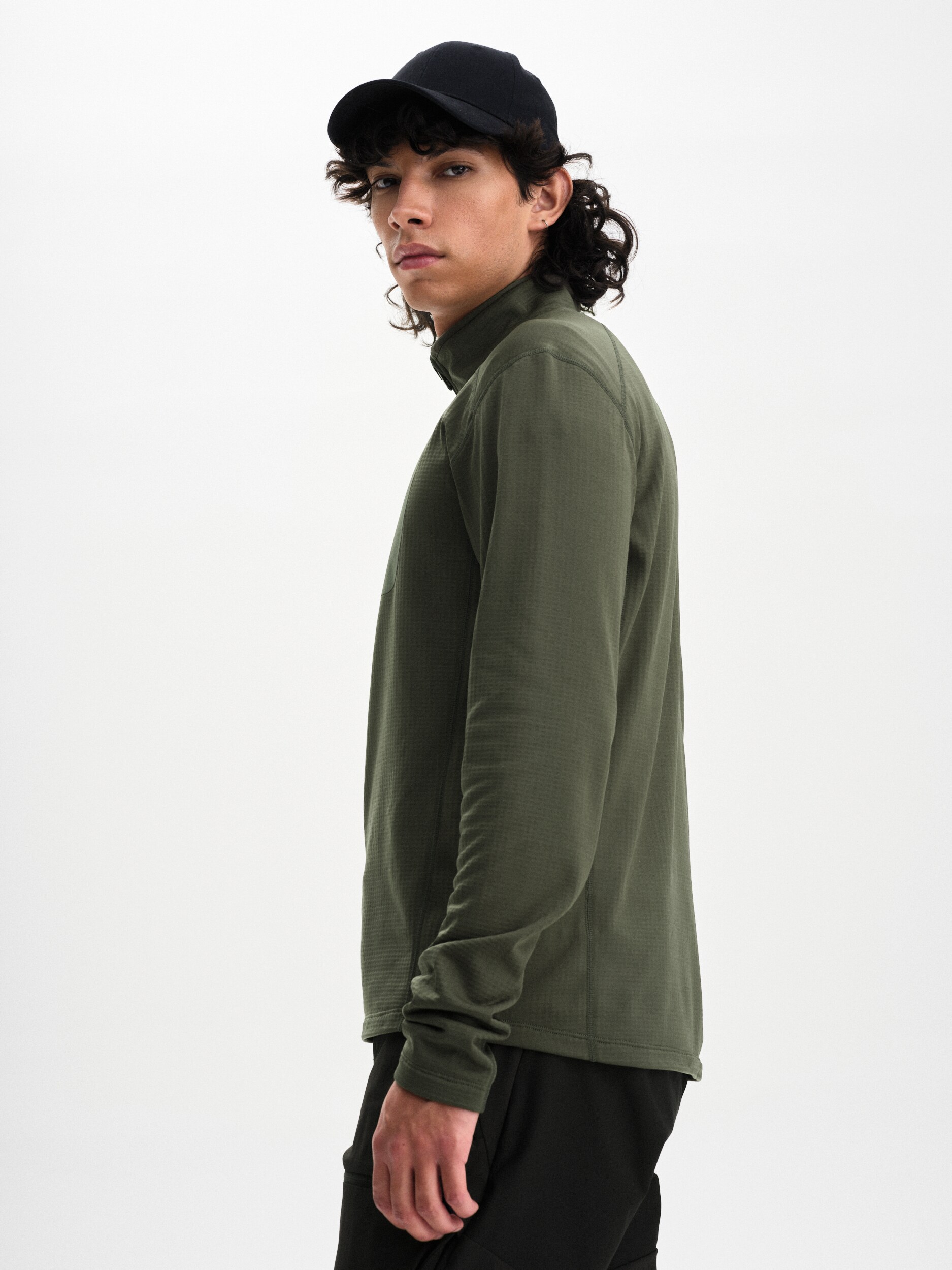 EVEREST, Structured Quarter Zip, Tekninen paita, Miesten