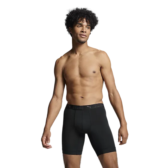 408311101101 PUMA M Sport Microfiber Long Boxers 2p 408311101101 PUMA M Sport Microfiber Long Boxers 2p Model01 Detail