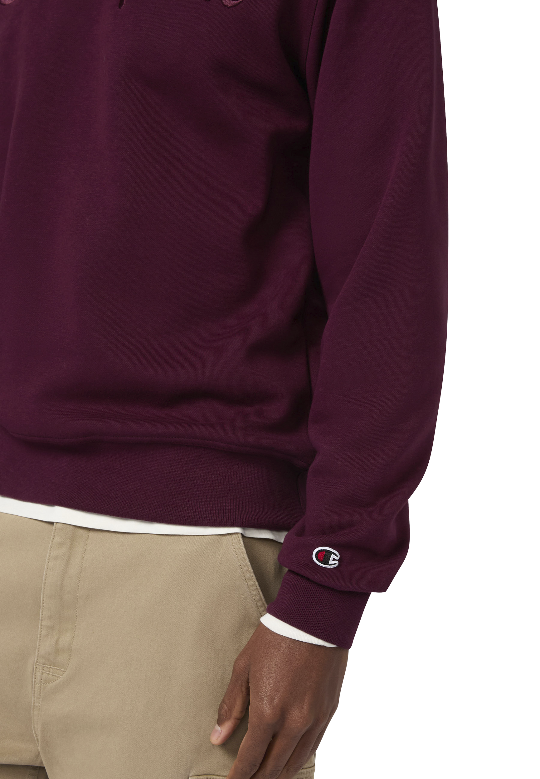 CHAMPION, M Big Logo Crewneck