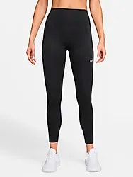 NIKE ONE WOMEN'S HIGH-WAISTED 7/8 L - BLACK/WHITE Model01 Small1x1