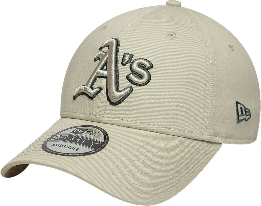 
NEW ERA, 
Team Outline 9Forty Oakland Athletics, 
Detail 1
