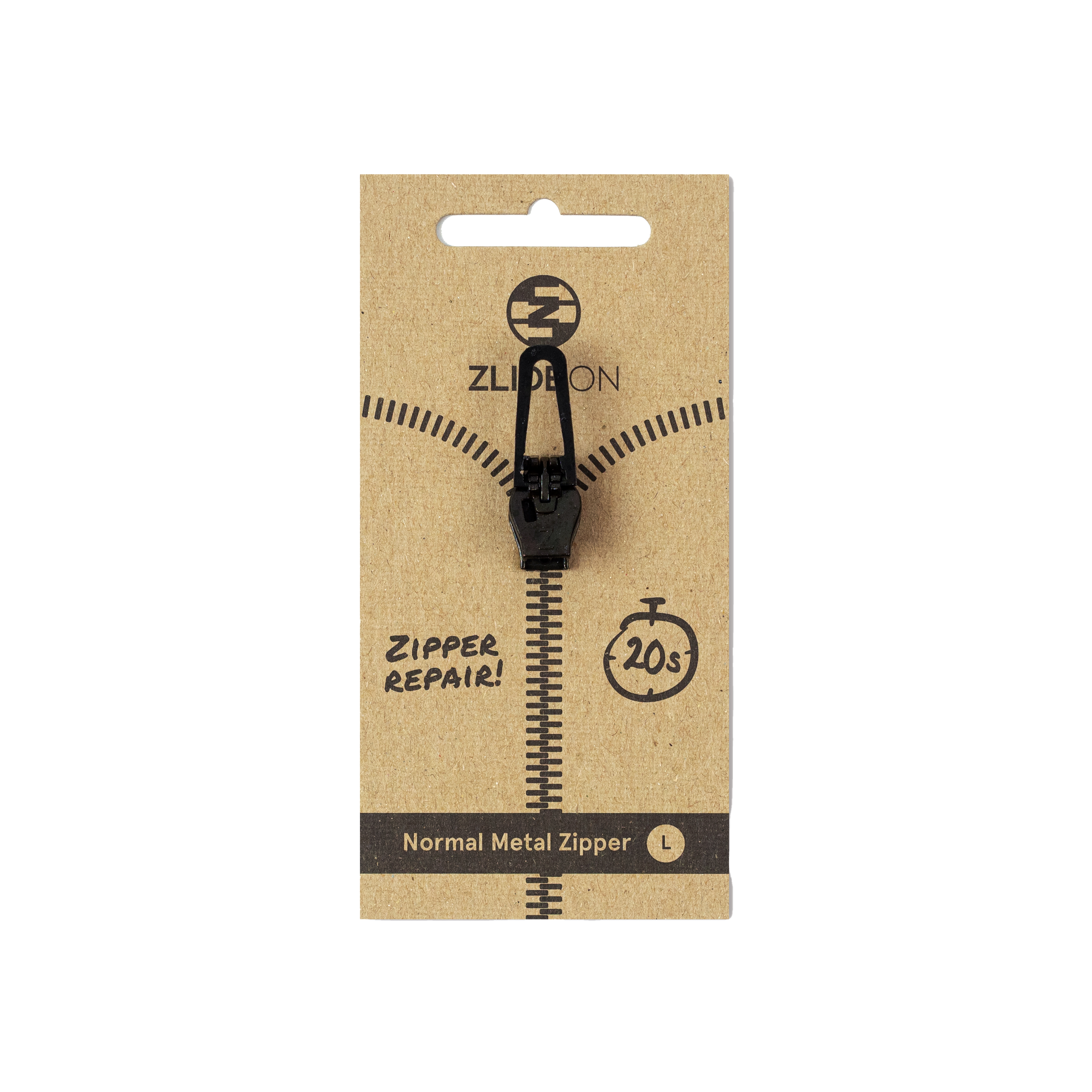 
ZLIDEON, 
Normal Metal Zipper L, 
Detail 1
