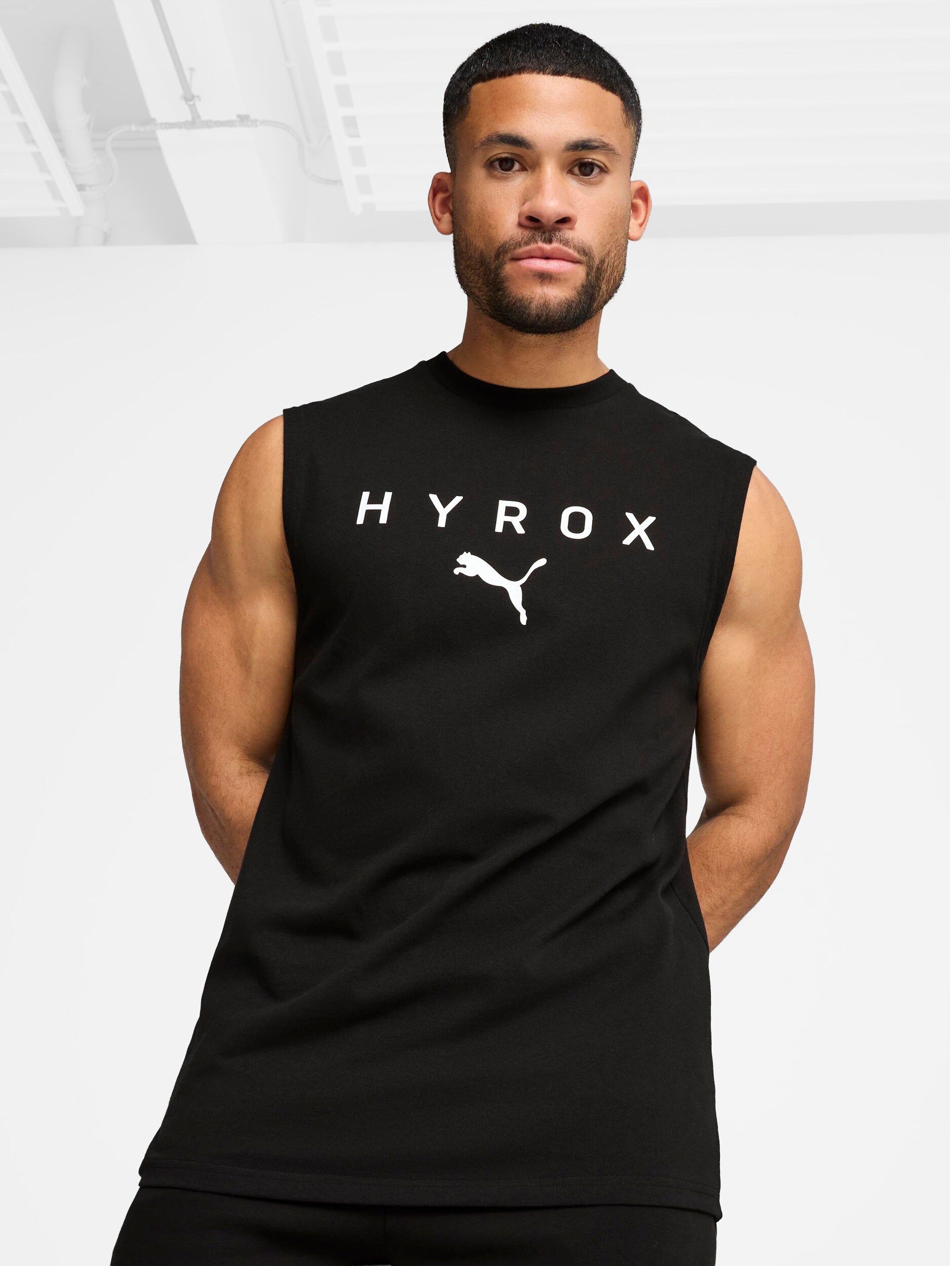 
PUMA, 
UNISEX PUMA X HYROX CUTOFF TANK, 
Detail 1

