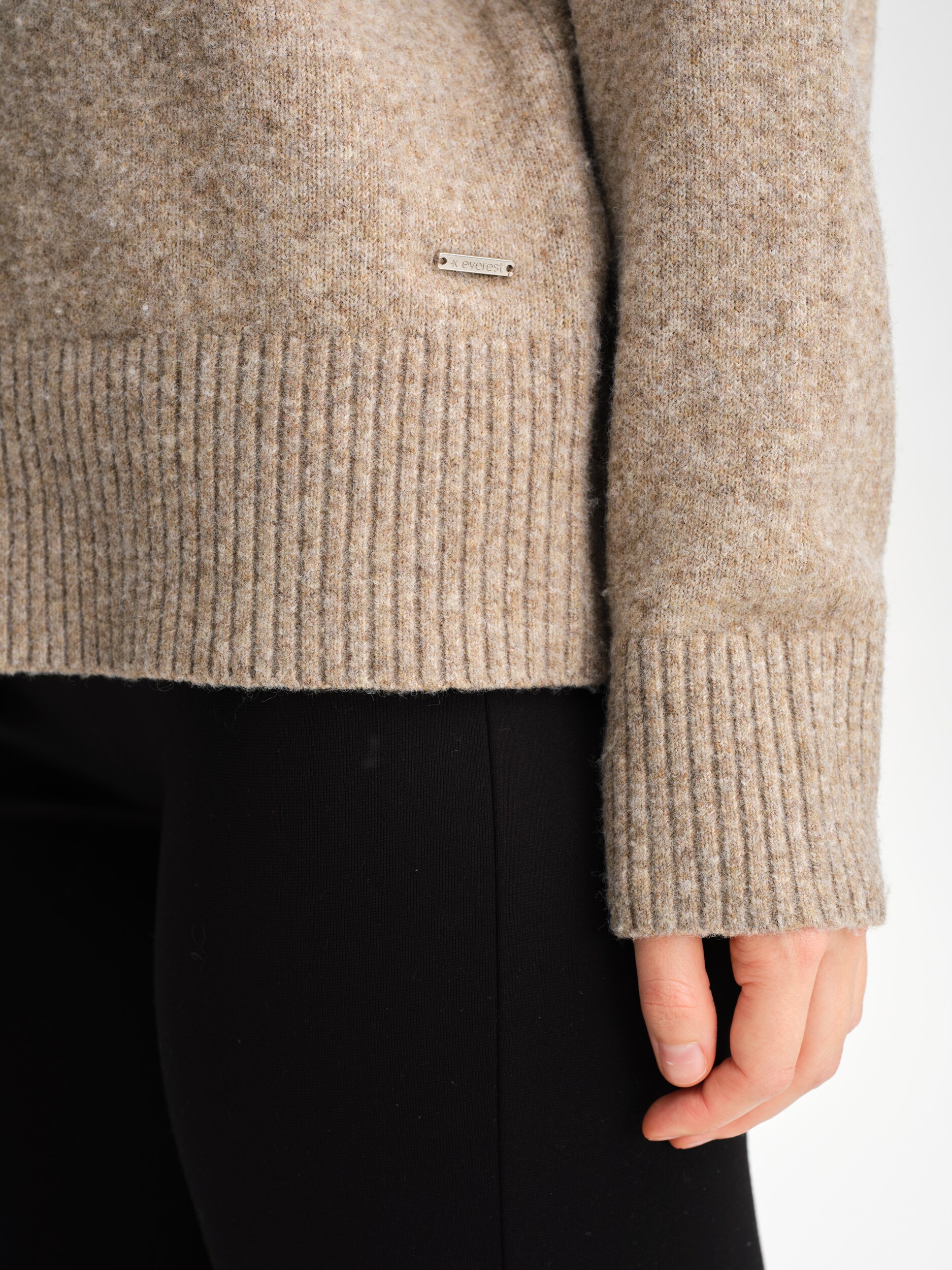 EVEREST, Meru Knitted Sweater, stickad tr&ouml;ja, dam