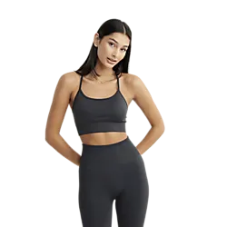 Signature Seamless Bra - Iron Grey Model01 Small1x1