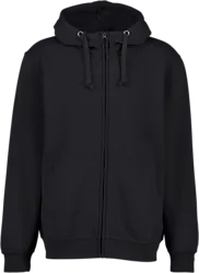 Basic Hoody F Zip - Black Standard Small1x1