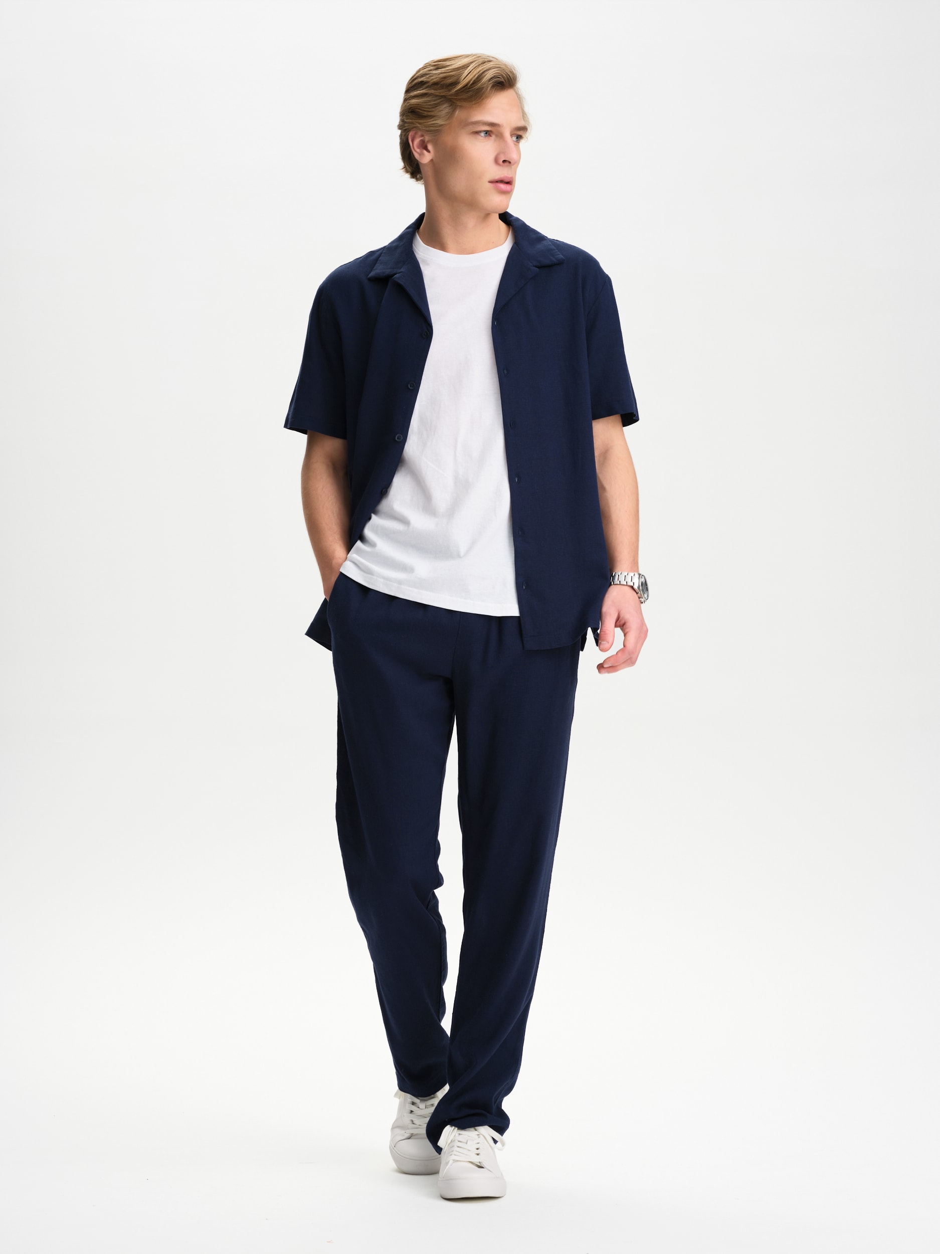 RACE MARINE, M COAST LINEN PANT