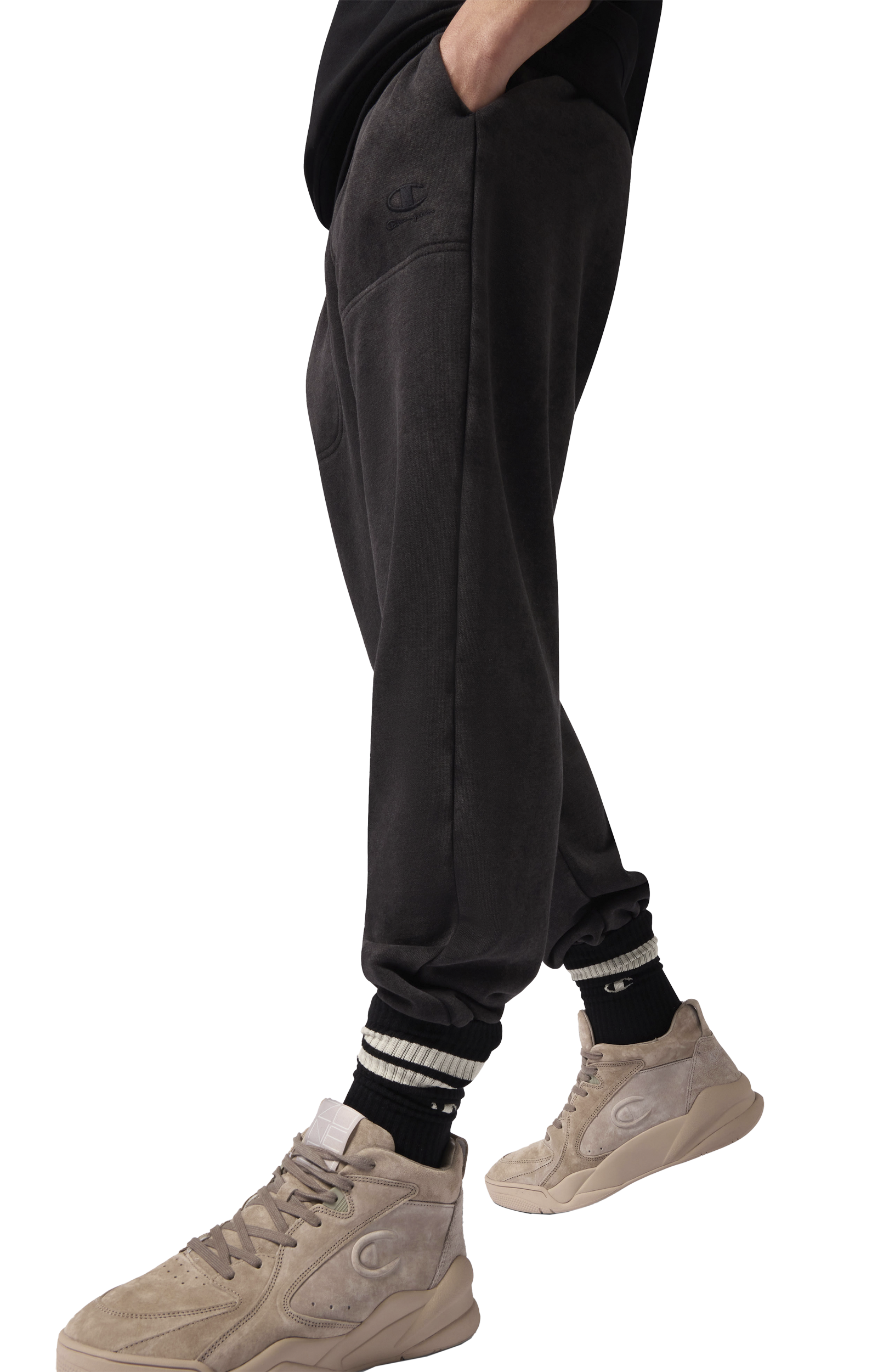 CHAMPION, M Elastic Cuff Washed Pants