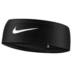 Nike Dri-Fit Fury Classic Headband - Black/White Standard Small1x1
