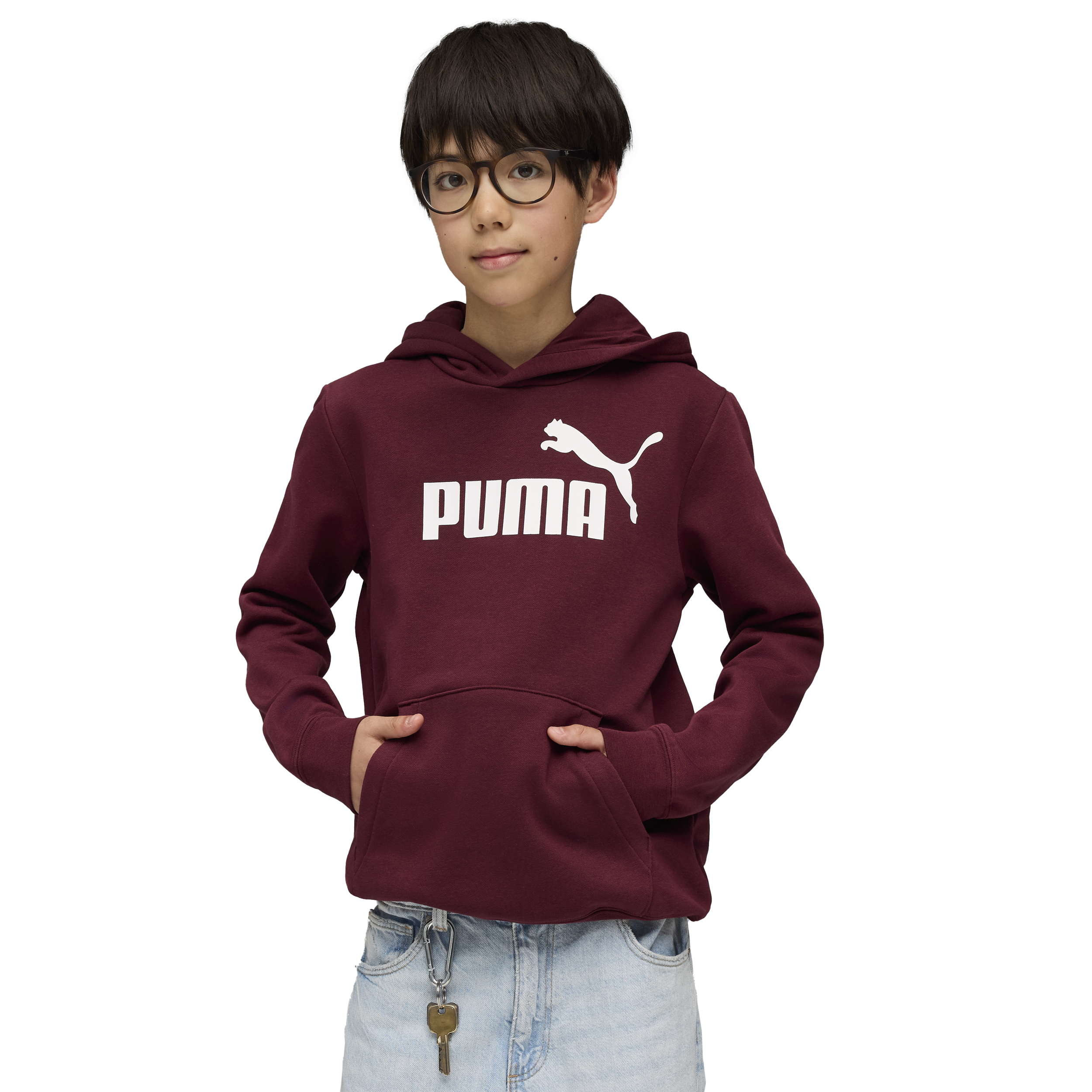 
PUMA, 
J Ess No1 Logo Hoodie Fl, 
Detail 1
