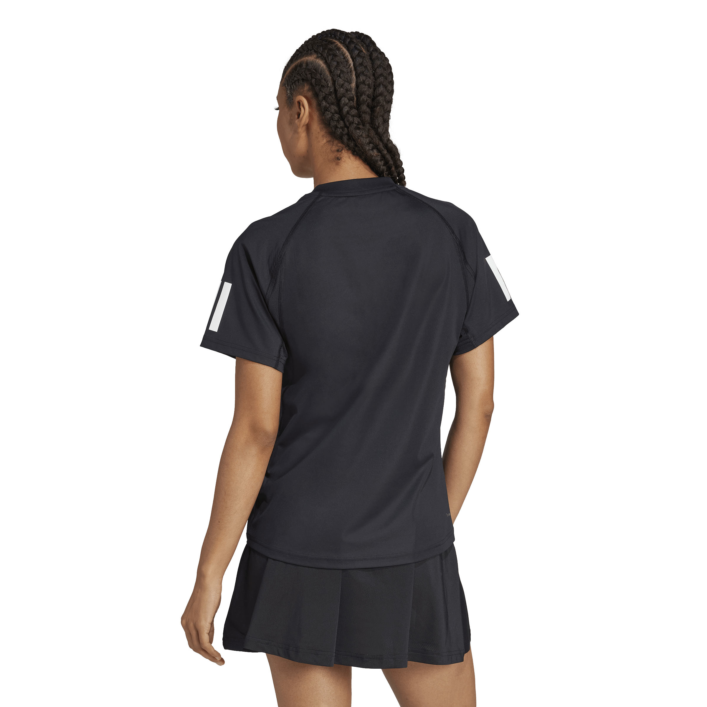 ADIDAS, W Club 3-stripe Tee