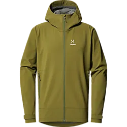 CHILLY SOFTSHELL HOOD MEN - OLIVE GREEN Standard Small1x1