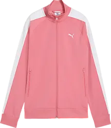 W ESS T7 POLY TRACK JACKET - WILD PINK Standard Small1x1