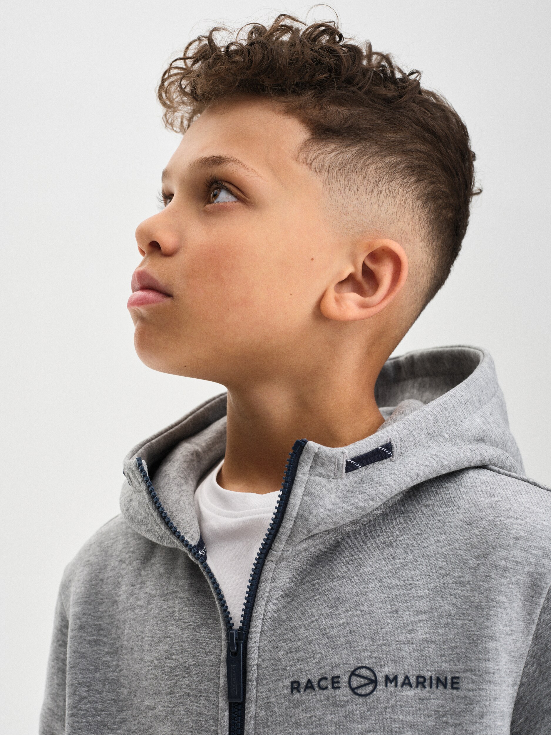 RACE MARINE, J RACE ZIP HOOD