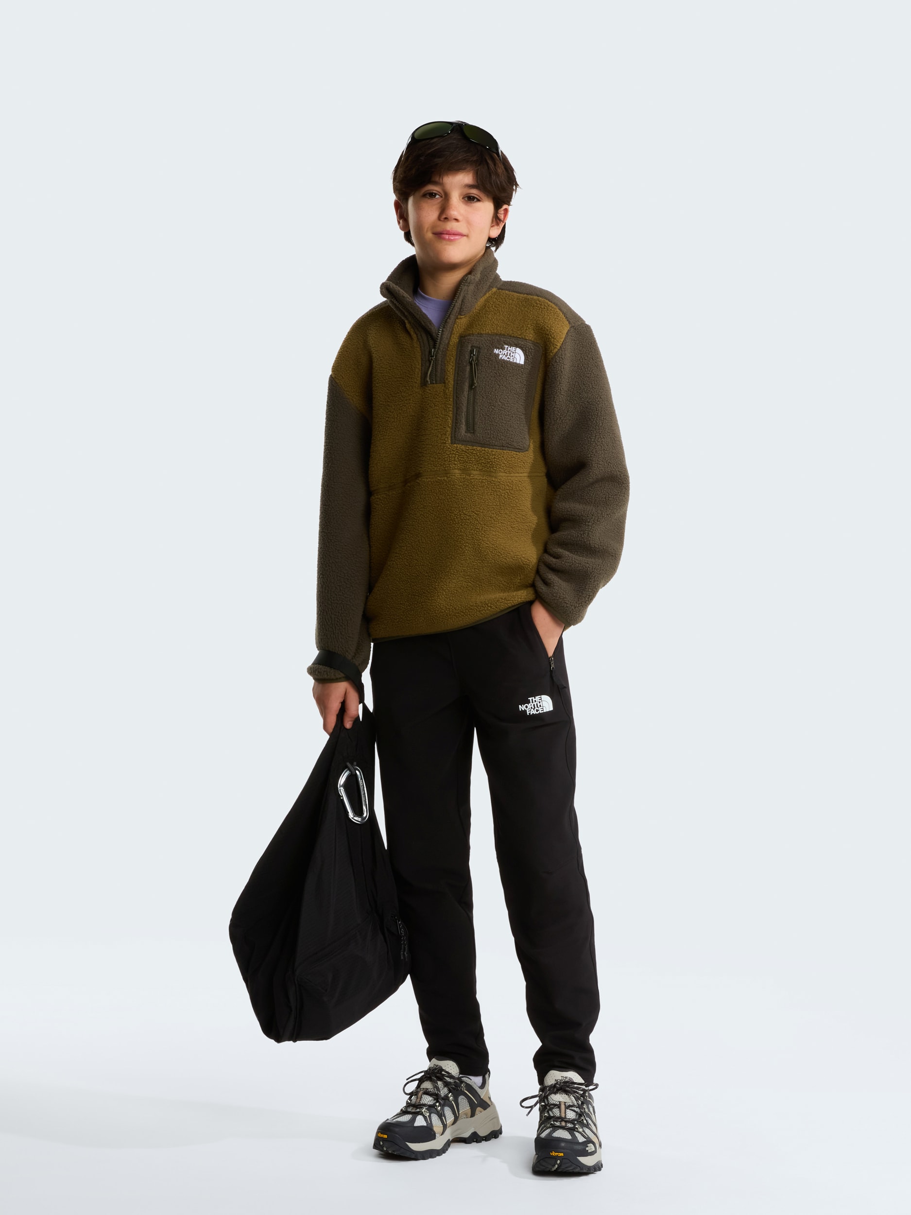 THE NORTH FACE, J TEEN YUMIORI 1/4 ZIP JACKET