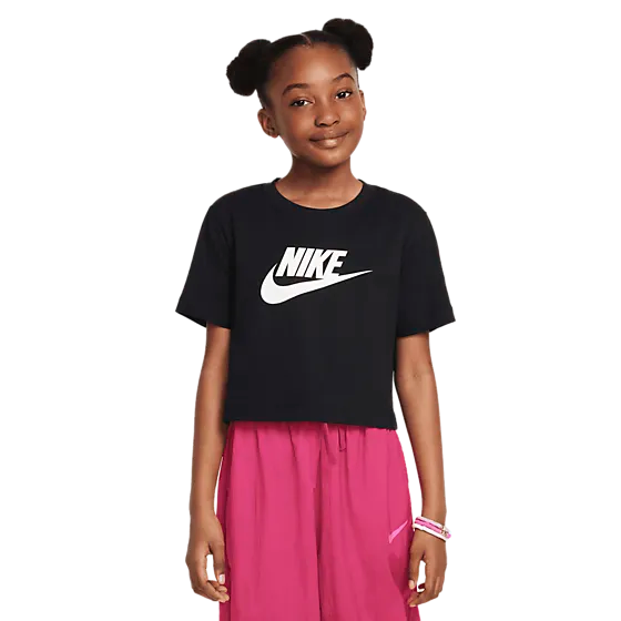 395911101103 NIKE G Nsw Tee Crop Futura Ss 395911101103 NIKE G Nsw Tee Crop Futura Ss Model01 Detail
