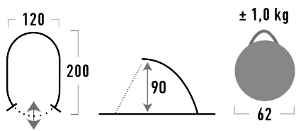 HIGH PEAK, Calobra 80 Beach Shelter