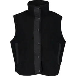 W Hayden Pile Vest - Black Standard Small1x1