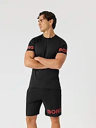 M Borg T-Shirt - BLACK BEAUTY Model01 Small1x1