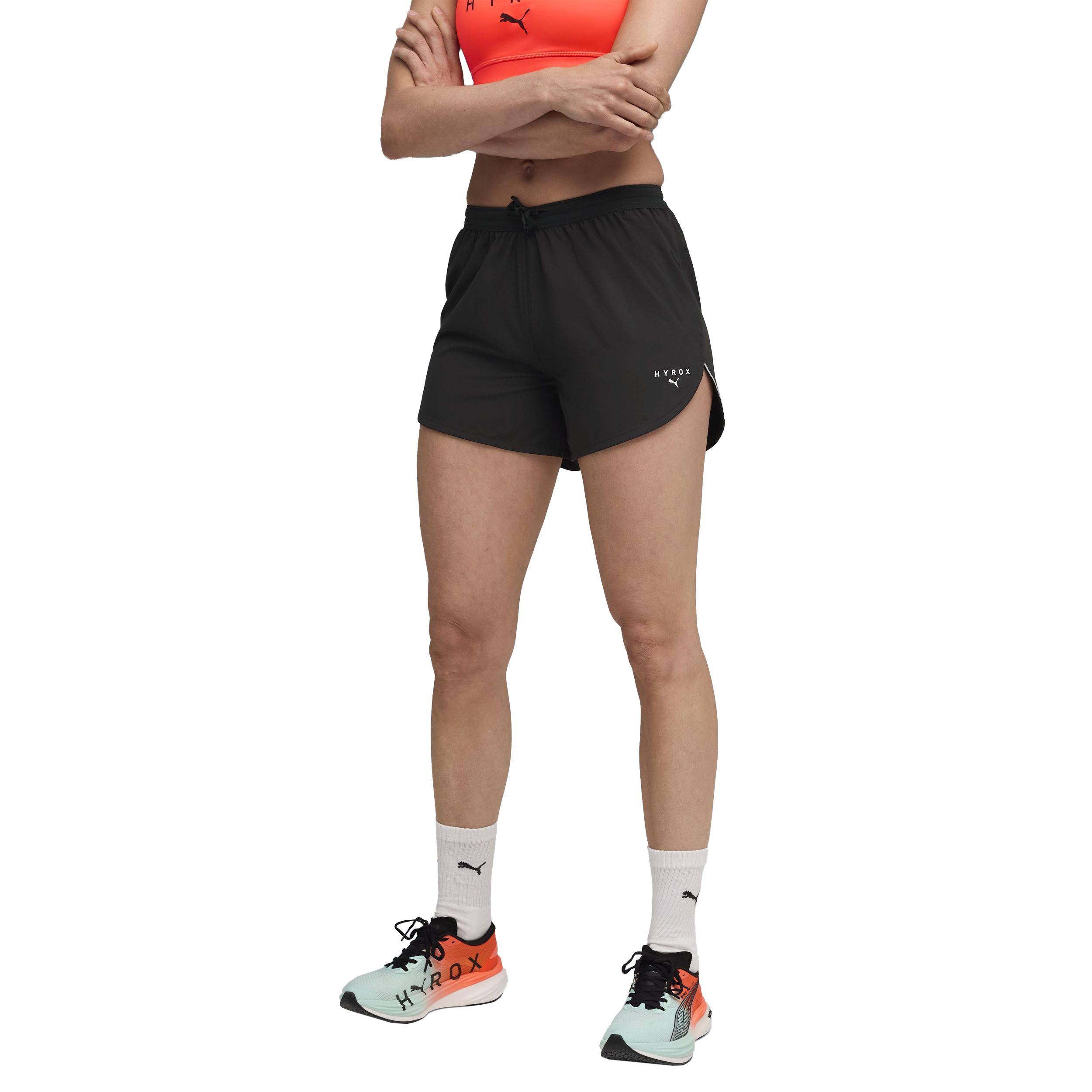 
PUMA, 
W Puma X Hyrox 4" Ultraweave Short, 
Detail 1
