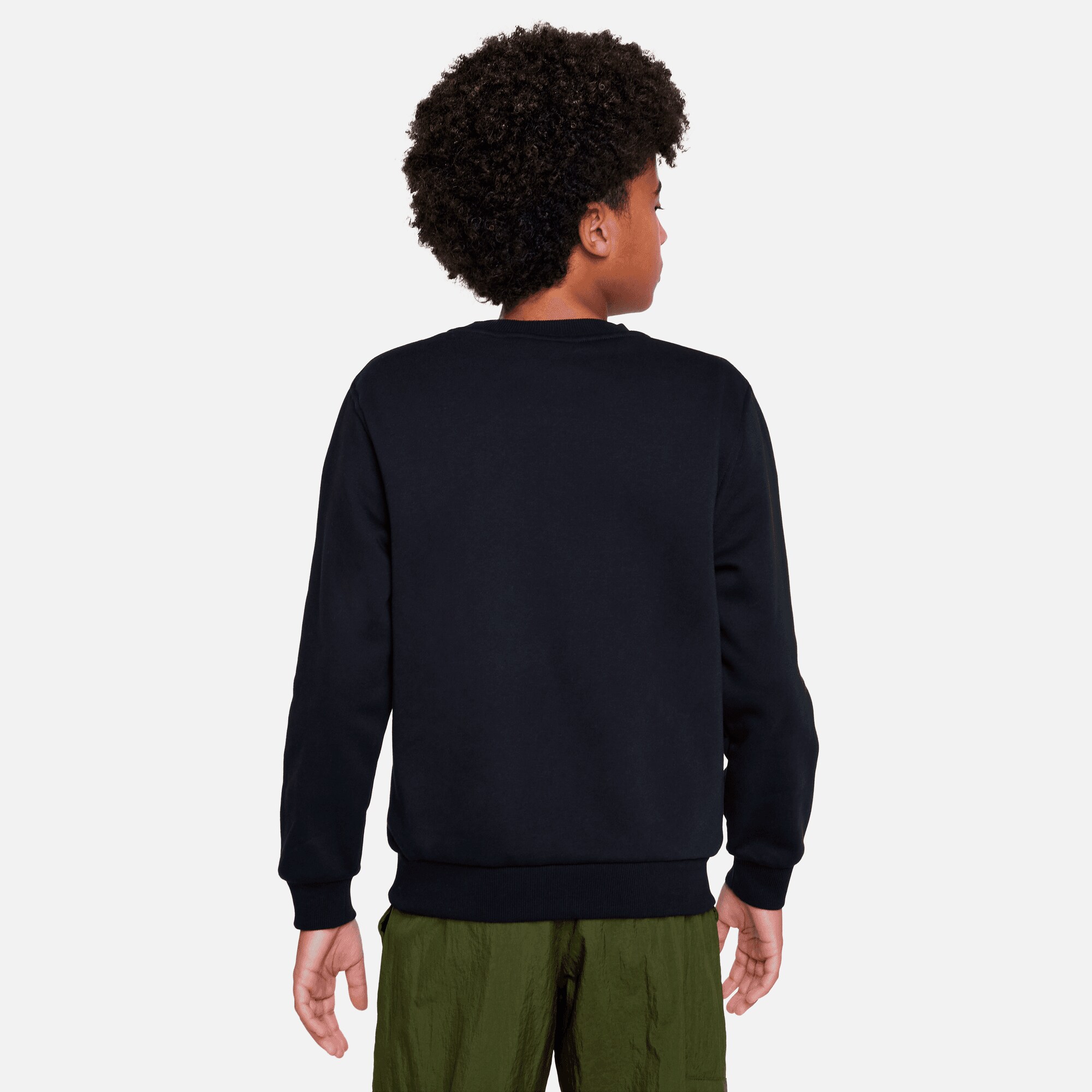 NIKE, J Nsw Club Flc Crew Ls Lbr