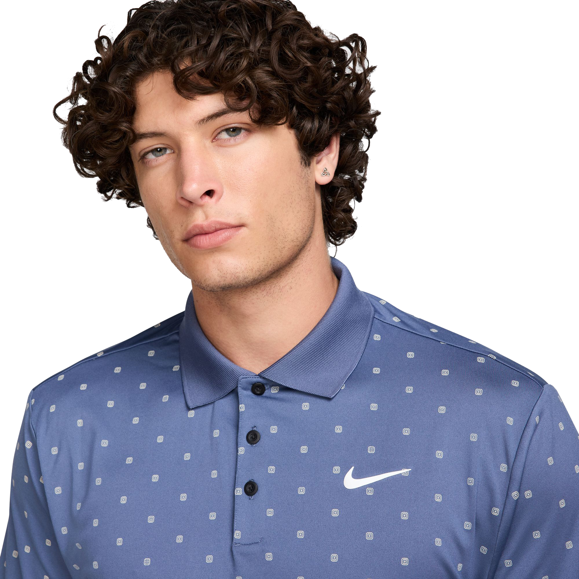 NIKE, M Df Tour Print Polo
