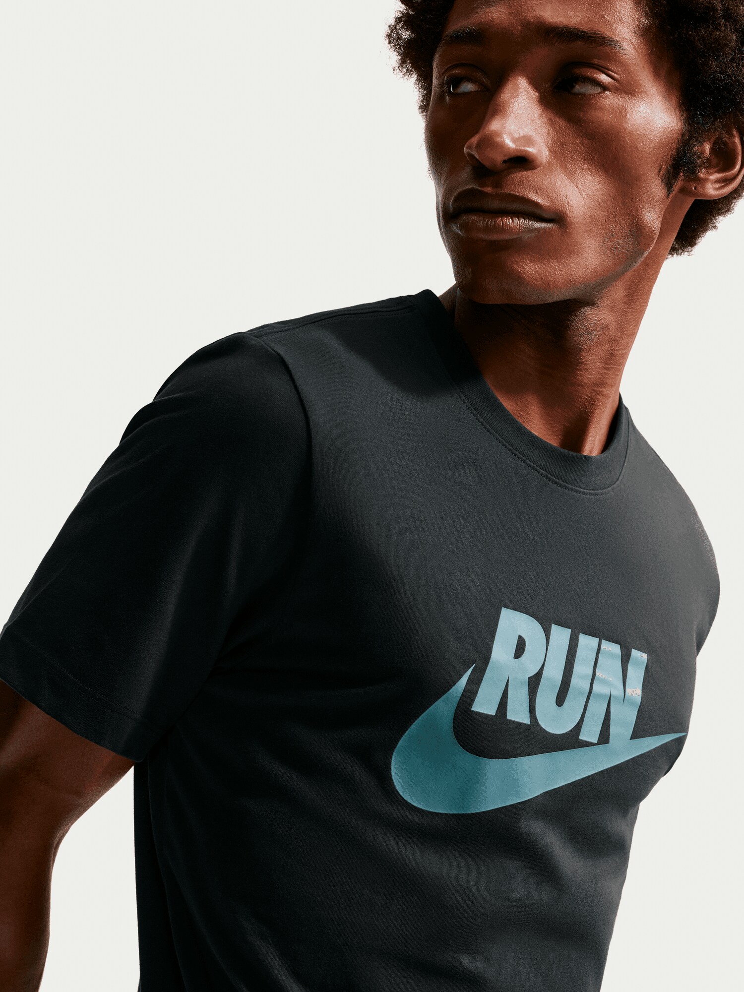 NIKE, NIKE MEN'S DRI-FIT RUNNING T-SHIRT