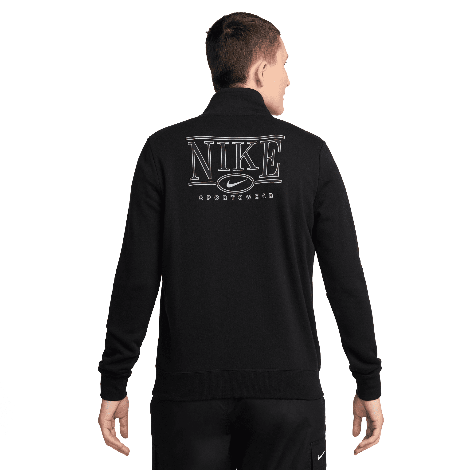 NIKE, W Flc Mock Gx Qz Top