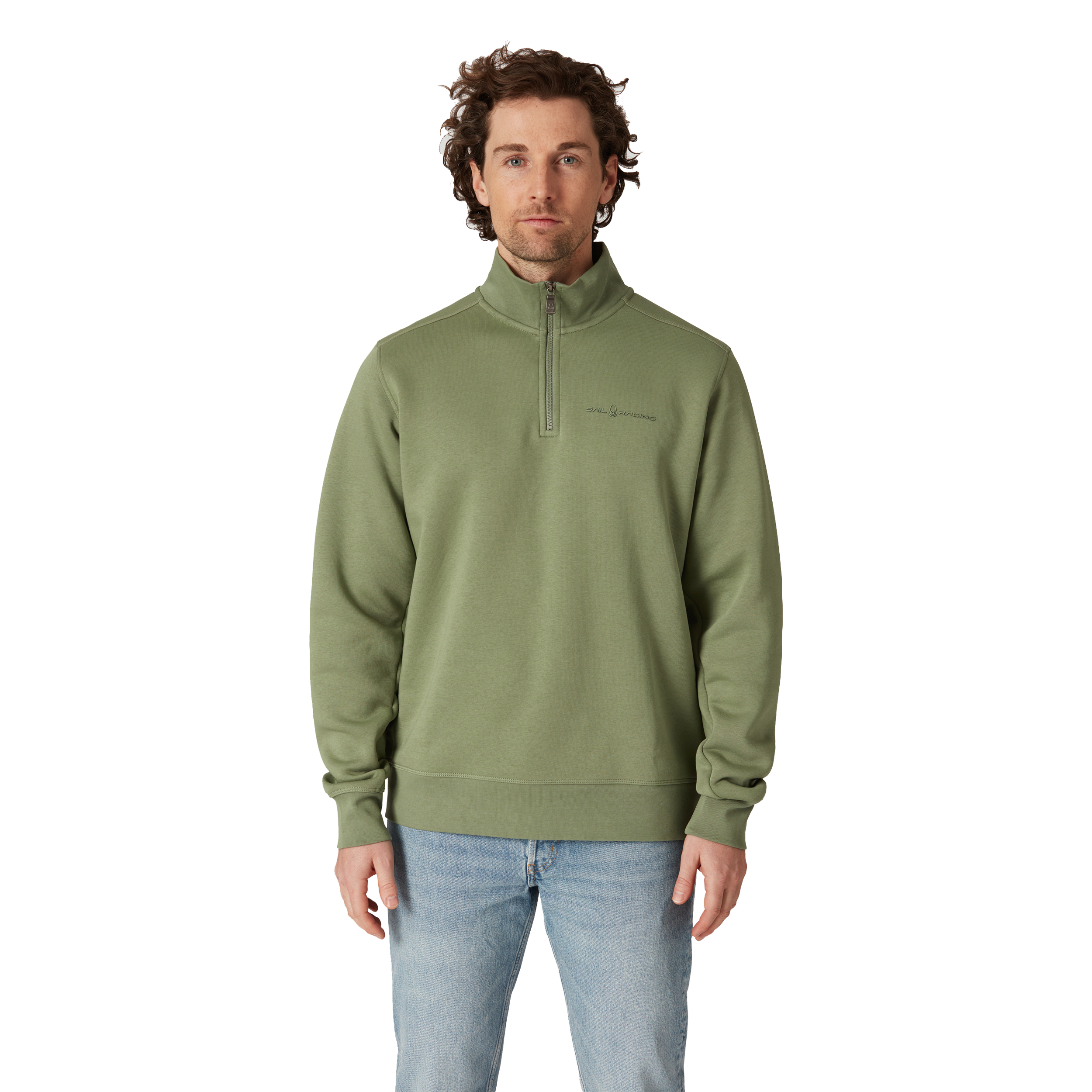 
SAIL RACING, 
BOWMAN LOGO T-NECK, 
Detail 1
