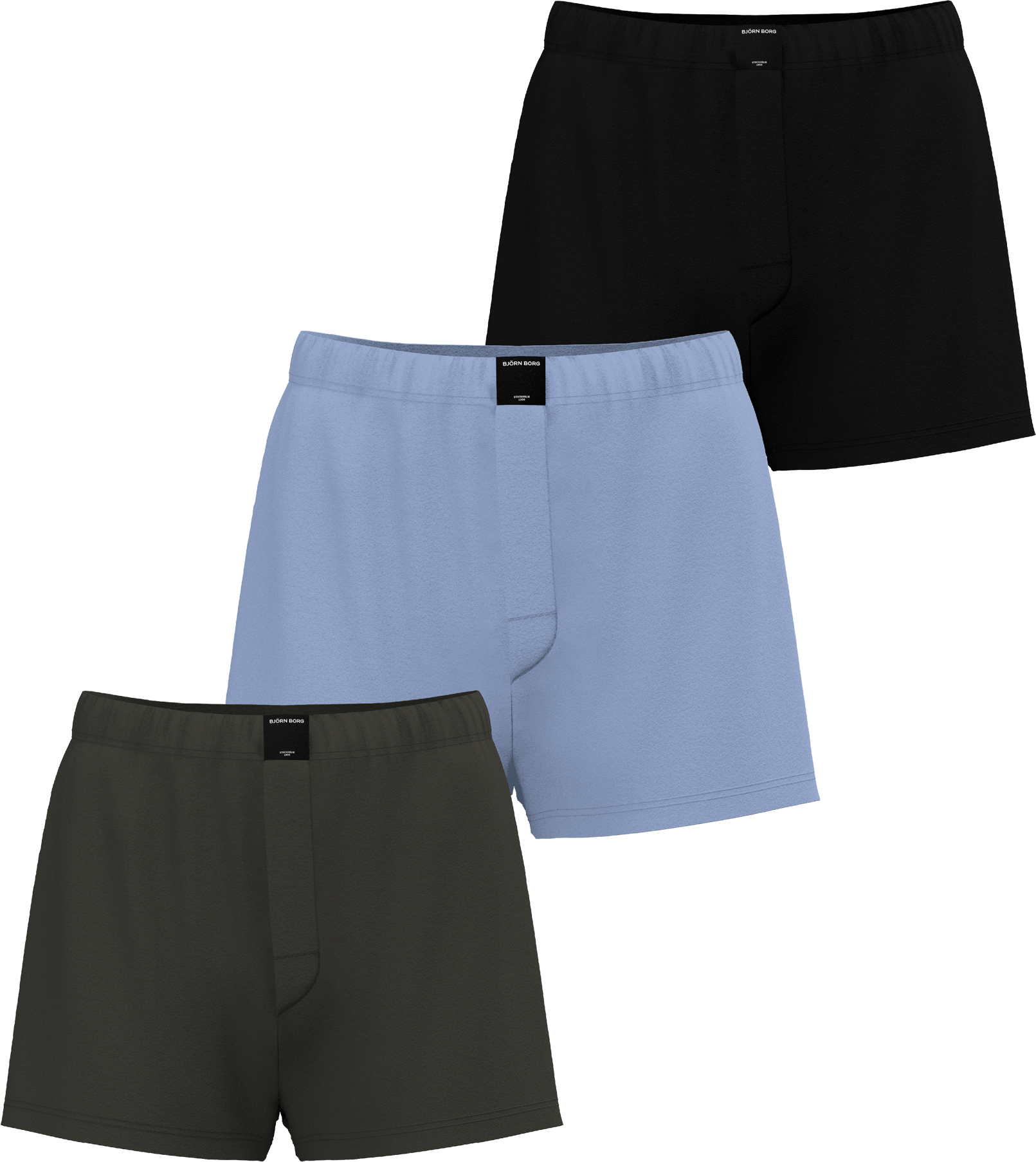 
BJ&Ouml;RN BORG, 
M COTTON STRETCH JERSEY BOXER SHORTS 3P, 
Detail 1
