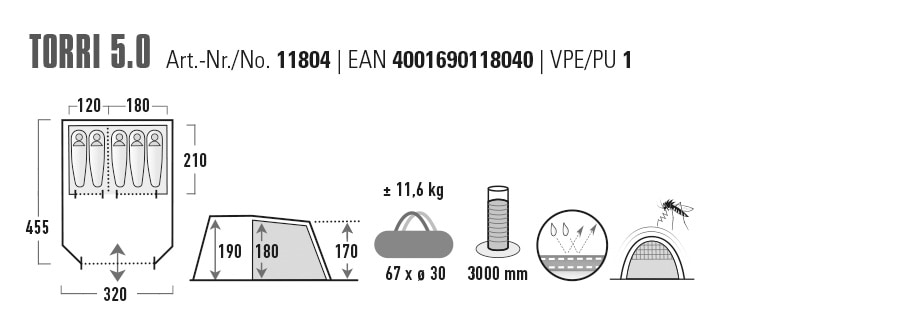 HIGH PEAK, Torri 5.0