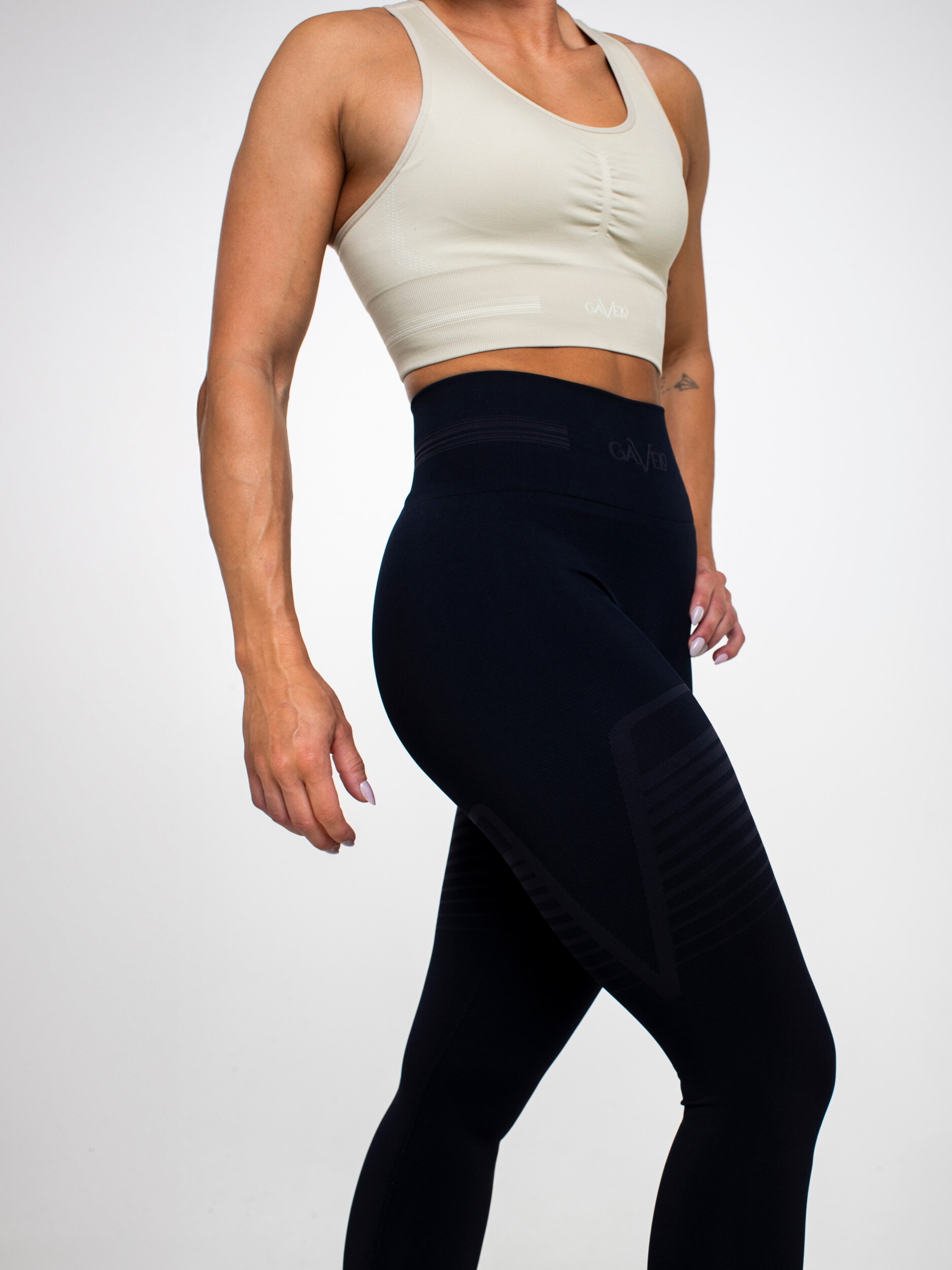 GAVELO, GAVELO SEAMLESS SIGNATURE TIGHTS BLACK