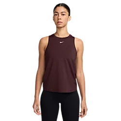 Nike One Classic Women's Dri-fit Ta - Burgundy Crush/wht Model01 Small1x1