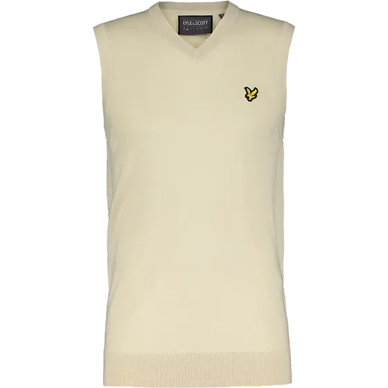 402652103102 LYLE & SCOTT Merino Blend Knitted V-Neck Vest 402652103102 LYLE & SCOTT Merino Blend Knitted V-Neck Vest Standard Detail