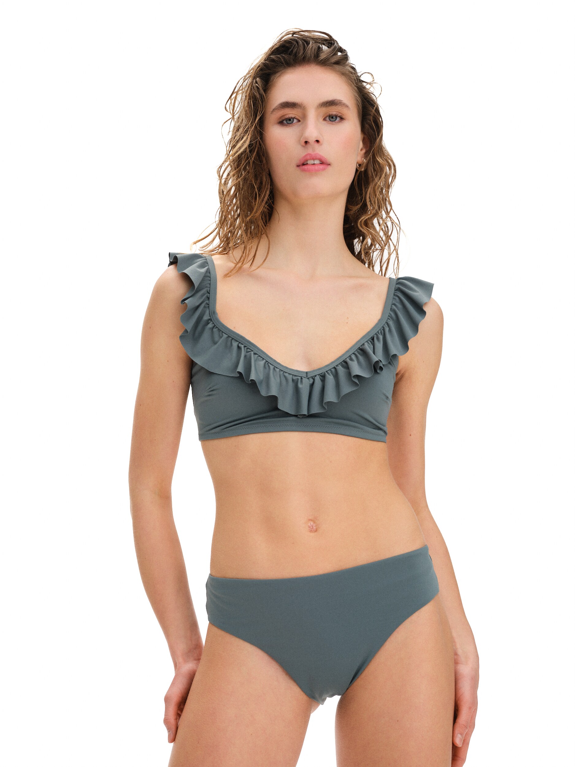 
MARINE CLASSIC, 
Frill Bikini Top W, 
Detail 1
