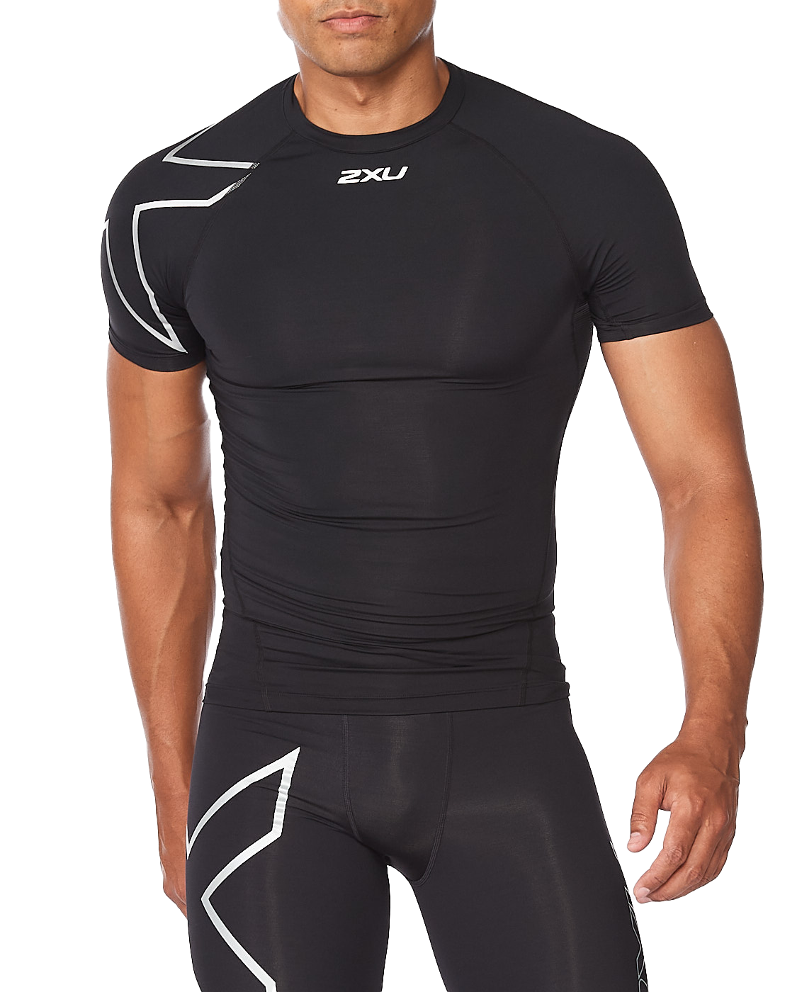 
2XU, 
M Core Compression S/S, 
Detail 1
