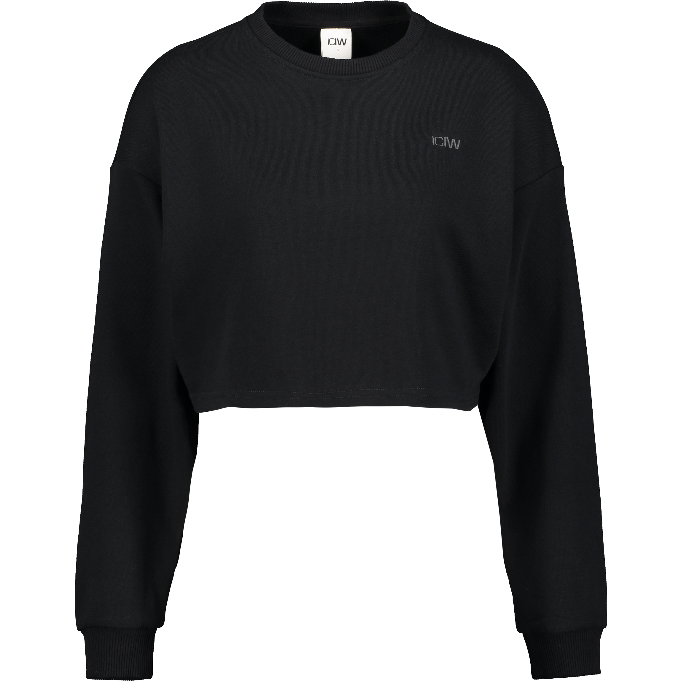 
ICANIWILL, 
W Everyday Unbrushed Cropped Crew, 
Detail 1
