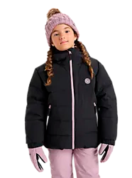 J Snowyhill Puffy Girl Jkt - True Black Model01 Small1x1