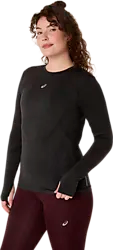 W Road Seamless Ls Top - PERFORMANCE BLACK Model01 Small1x1