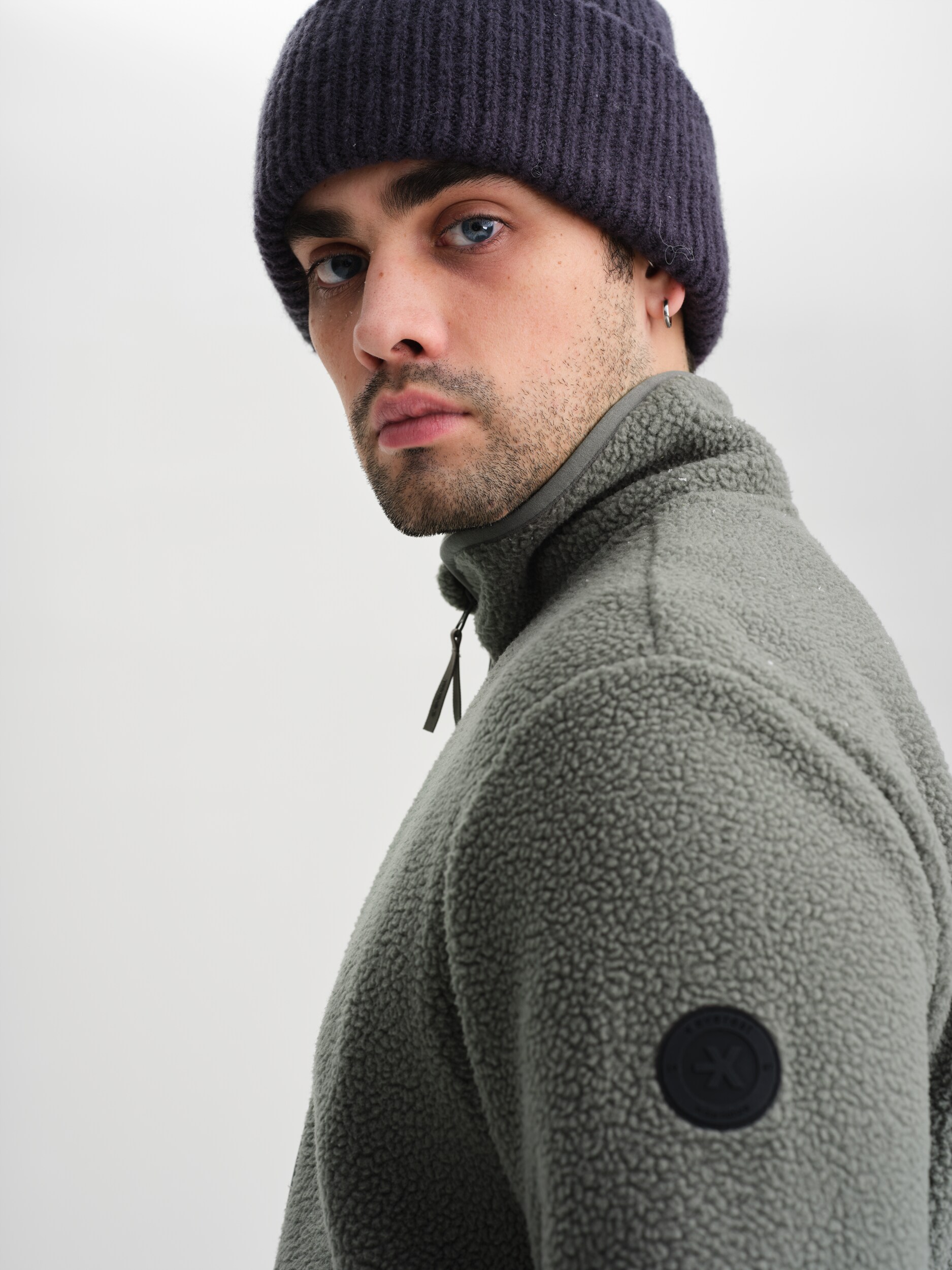 EVEREST, M Pile Zip Shirt