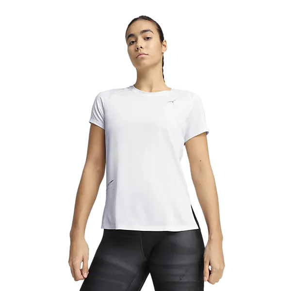 PUMA W Run Graphic Mesh Tee