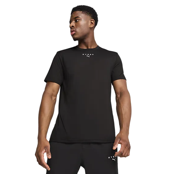 401746101102 PUMA M Puma X Hyrox Cloudspun Tee 401746101102 PUMA M Puma X Hyrox Cloudspun Tee Model01 Detail