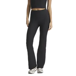 W Ribbed R Flare Hw Tight - Black Model01 Small1x1