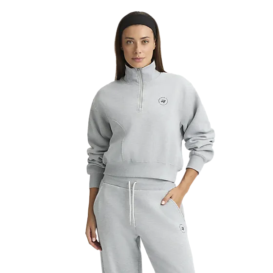 401873101101 RĂ–HNISCH W Soft Sweat Half Zip 401873101101 RĂ–HNISCH W Soft Sweat Half Zip Model01 Detail