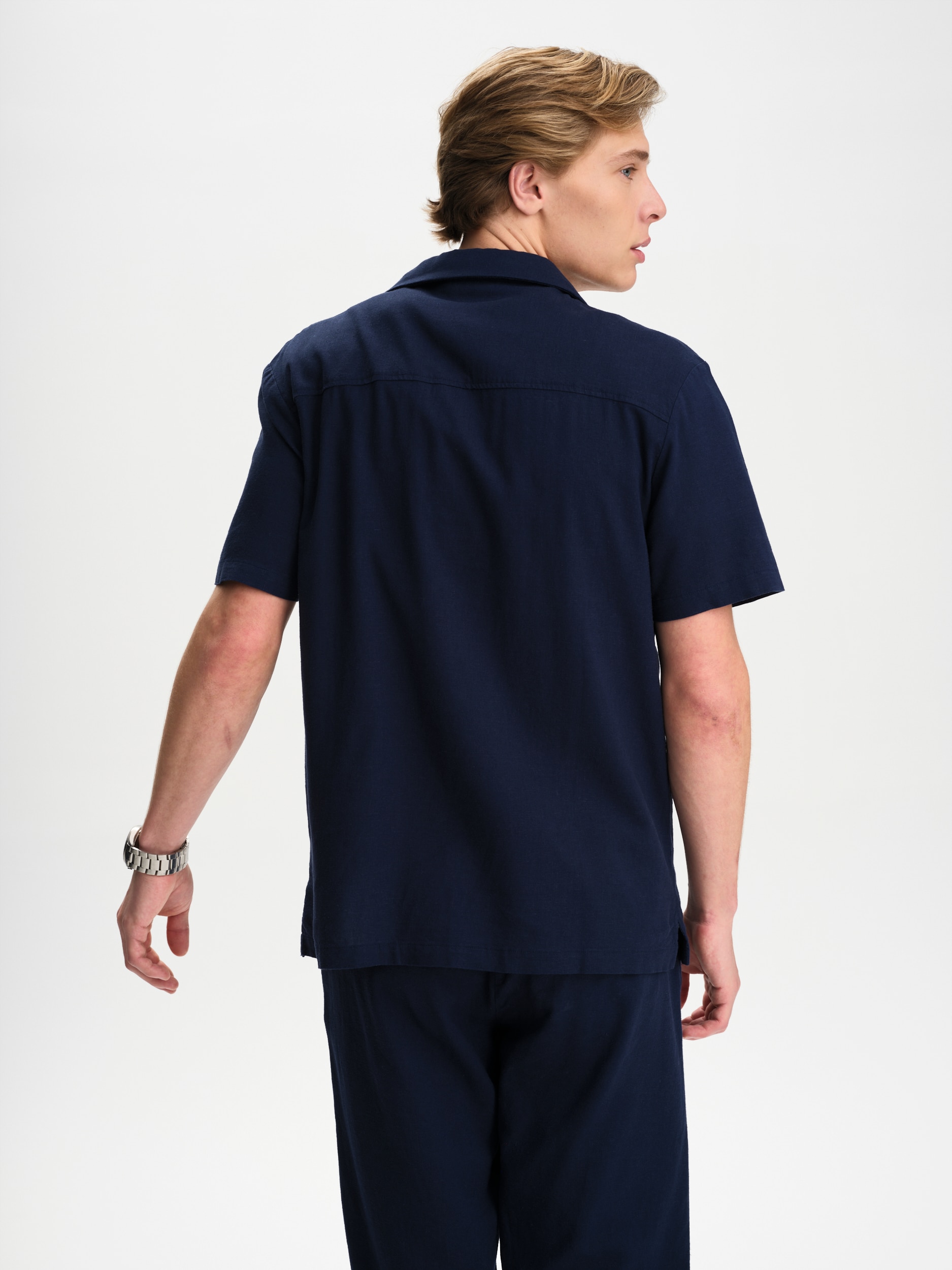 RACE MARINE, M COAST LINEN SHIRT