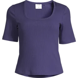 391616105102 CASALL W Scoop Rib Tee 391616105102 CASALL W Scoop Rib Tee Standard Small1x1