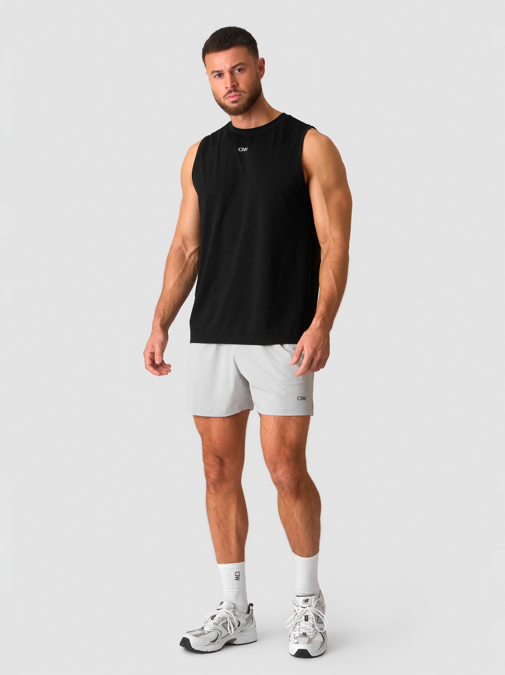 ICANIWILL, STRIDE SLEEVELESS TEE M